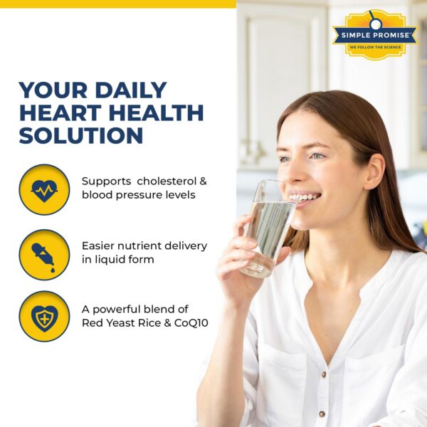 Envase de HeartAide suplemento líquido para el colesterol