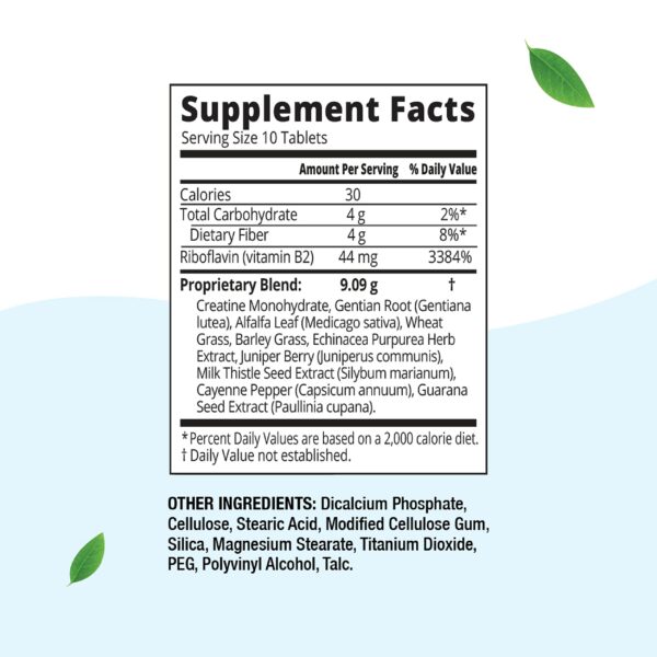 Envase Herbal Clean QTabs para detox mismo día