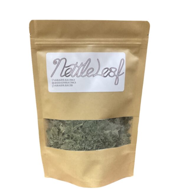 Version 1.0.0 Envase hoja de ortiga orgánica Alkaline Electrics