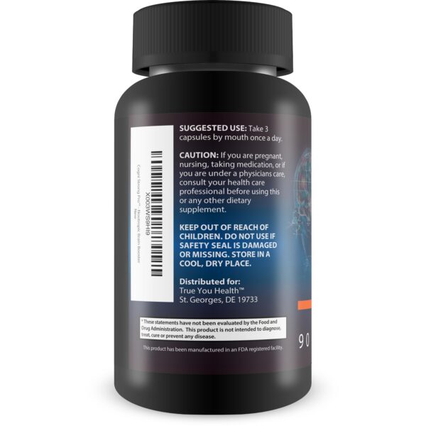 Envase con ingredientes naturales para mejorar función cerebral