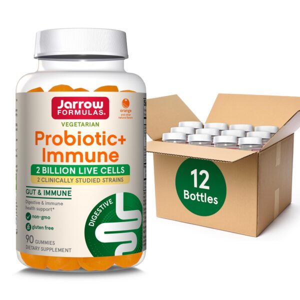 Envase Jarrow Formulas Gummies Probiótico+ Inmunidad 90 gomitas