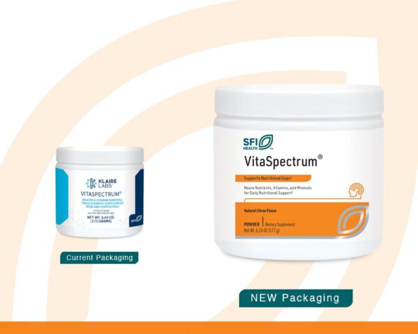 Envase Klaire Labs VitaSpectrum suplemento multivitamínico niños