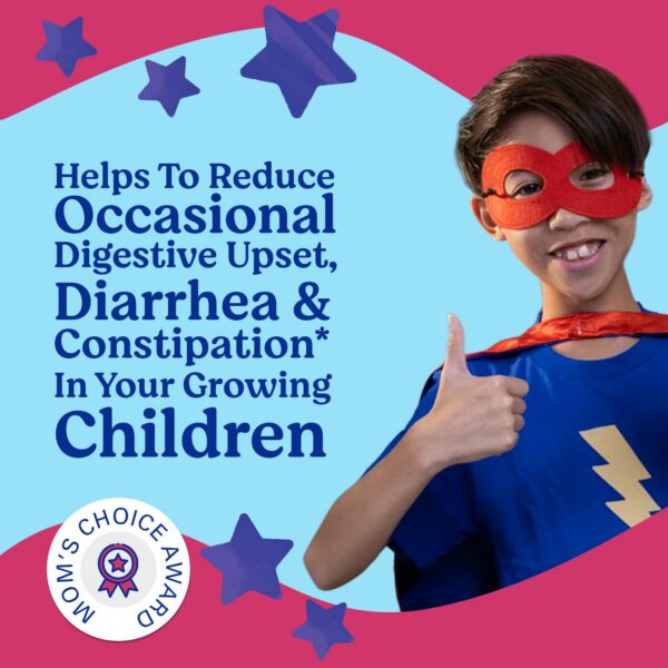 Envase lateral Lovebug gomitas probióticas para niños sabor fresa