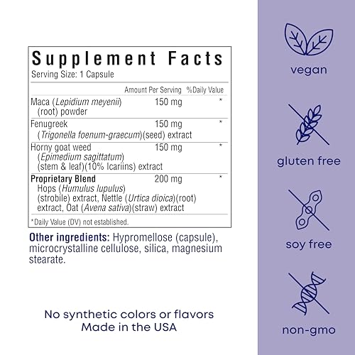 envase lateral suplemento libido Her Own Passion