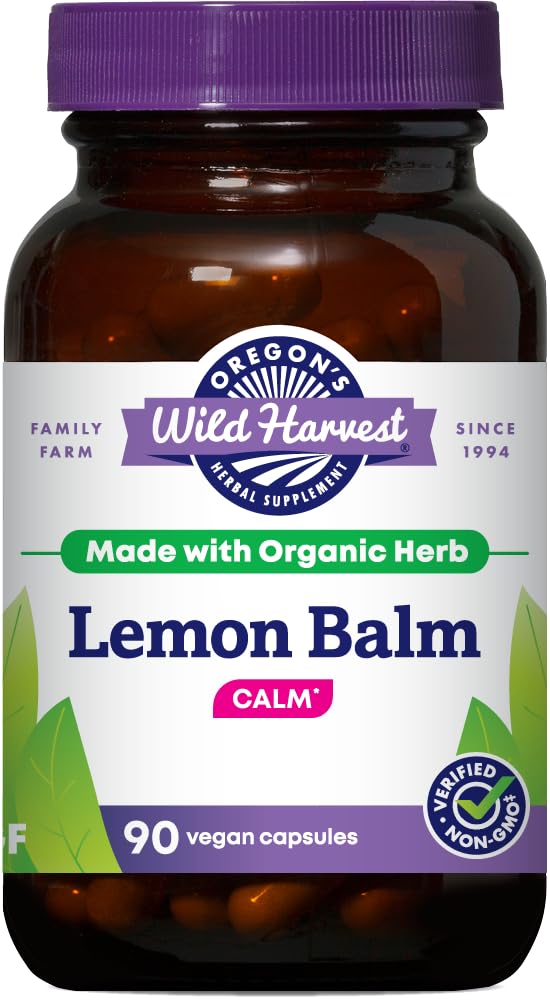 Version 1.0.0 Envase de Lemon Balm Oregon's Wild Harvest