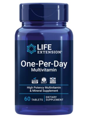 Version 1.0.0 Envase Life Extension multivitamínico One-Per-Day 60 tabletas