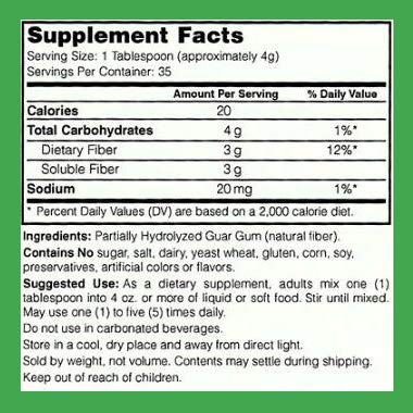 Envase de LifeSource Vitamins Clear Fiber con 35 porciones