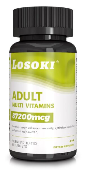 Version 1.0.0 Envase Losoki multivitaminas para adultos 60 tabletas