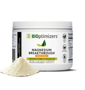 Envase de BIOptimizers Magnesium Breakthrough Drink