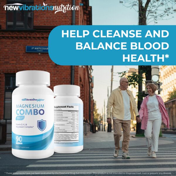 Vista frontal del envase Magnesium Combo Pro