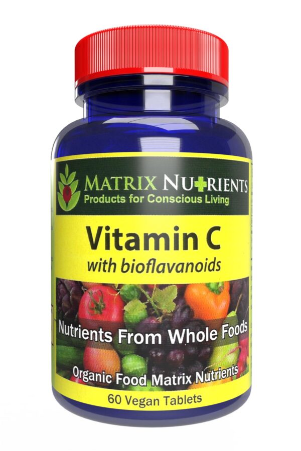Version 1.0.0 Envase azul Matrix Nutrients Vitamina C 60 tabletas