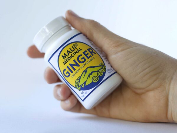 Envase Maui Medicinal Herbs jengibre natural para digestión