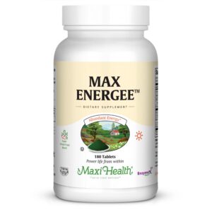 Envase Maxi Health Max Energee 180 tabletas Kosher