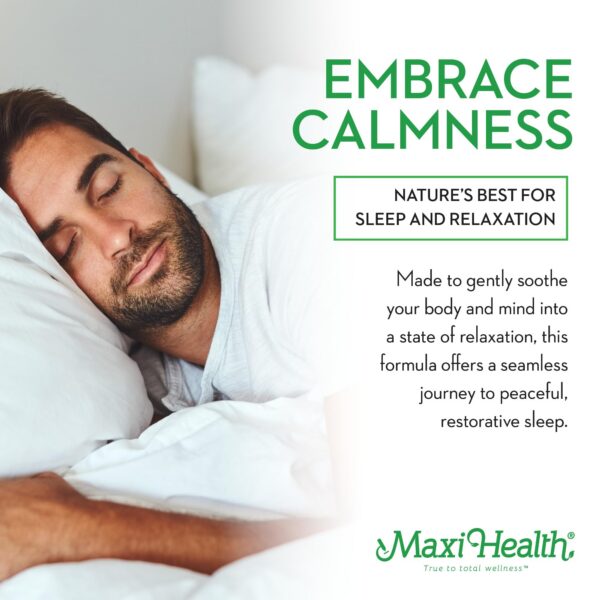 Envase Maxi Health Sleep-O-Powder 4.4 onzas para dormir