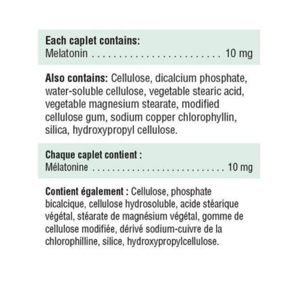 Envase melatonina Jamieson 10 mg liberación prolongada 60 caps