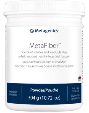 Envase MetaFiber Metagenics polvo fibra dietética 6 g