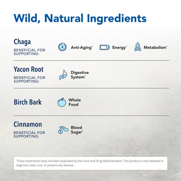 Envase de mezcla ChagaMilk mostrado de cerca