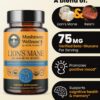 Envase de Mezcla de Melena de León con Reishi Mushroom Wellness