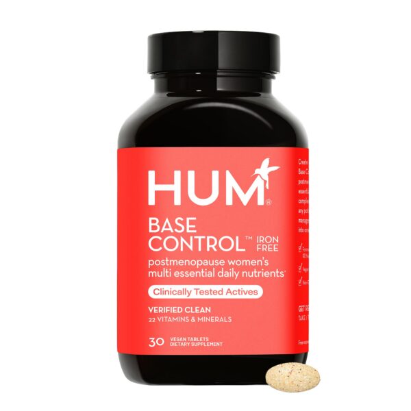 Envase multivitamínico HUM Base Control sin hierro para mujeres