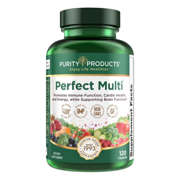 Version 1.0.0 Envase rojo del multivitamínico Perfect Multi 120 cápsulas