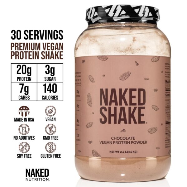 Envase Naked Shake proteína vegetal planta