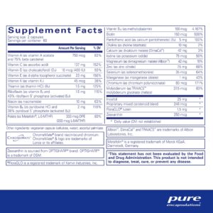 Version 1.0.0 Envase de Nutrientes Junior Pure Encapsulations sin hierro