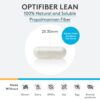 Envase y etiqueta de OptiFiber Lean XYMOGEN fibra soluble
