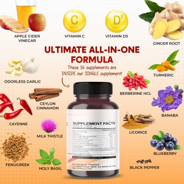 Envase PEAKPURY con fórmula avanzada sin químicos ni gluten