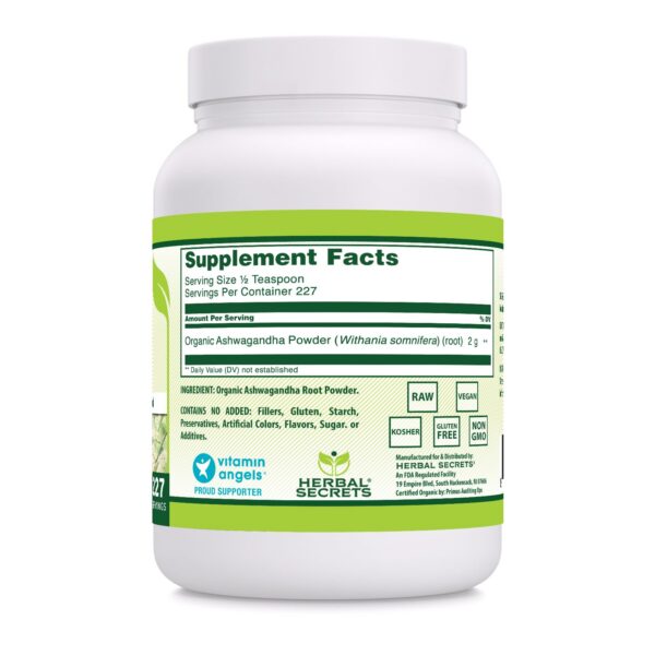 Version 1.0.0 Frasco con etiqueta USDA Organic