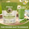 Version 1.0.0 Envase de polvo de césped de cebada ATNreuro vegano y sin gluten