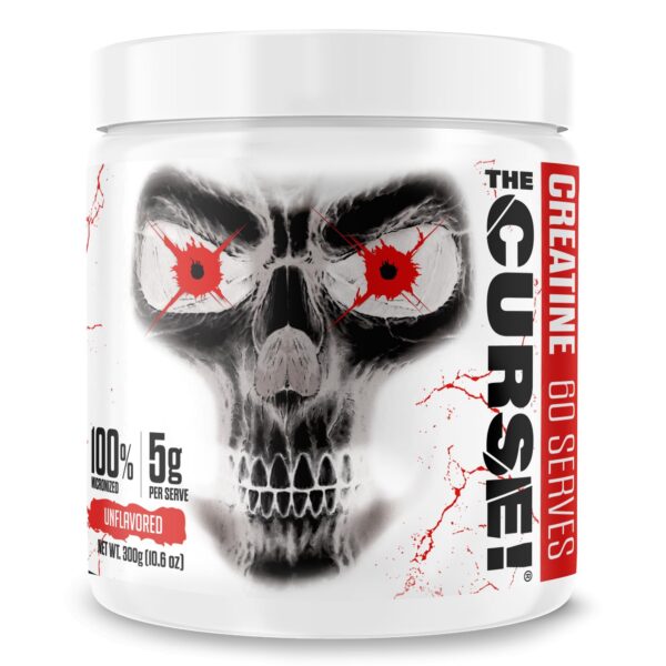 Envase polvo creatina JNX SPORTS The Curse 300g 60 porciones