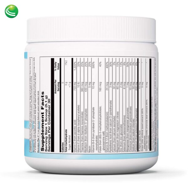 Envase polvo electrólitos Nutra BioGenesis suplemento