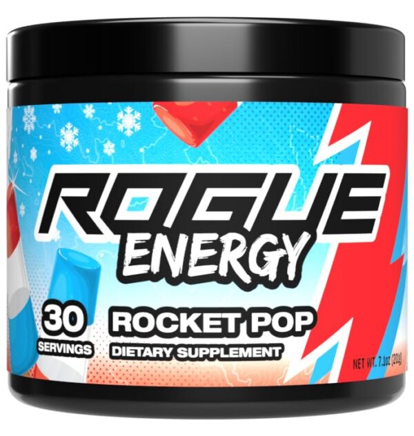 Envase polvo energético Rogue Energy para gamers