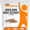Envase polvo extracto raíz Dong Quai BulkSupplements