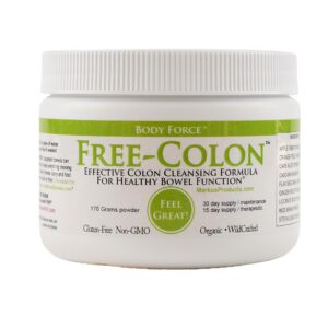 Envase polvo fórmula limpieza colon Markus 7.6 oz