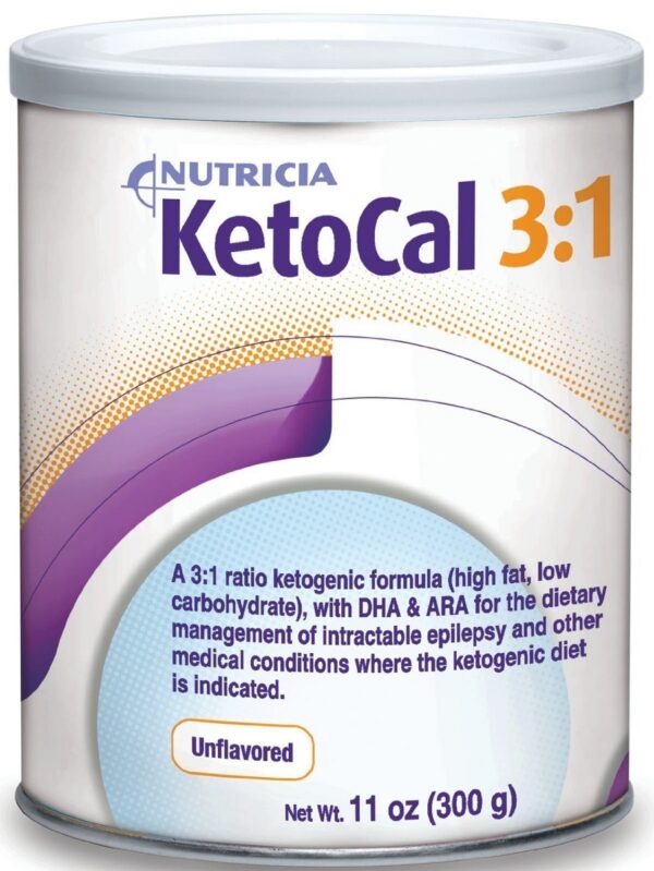 Envase de polvo KetoCal 3:1 de 300g Nutricia
