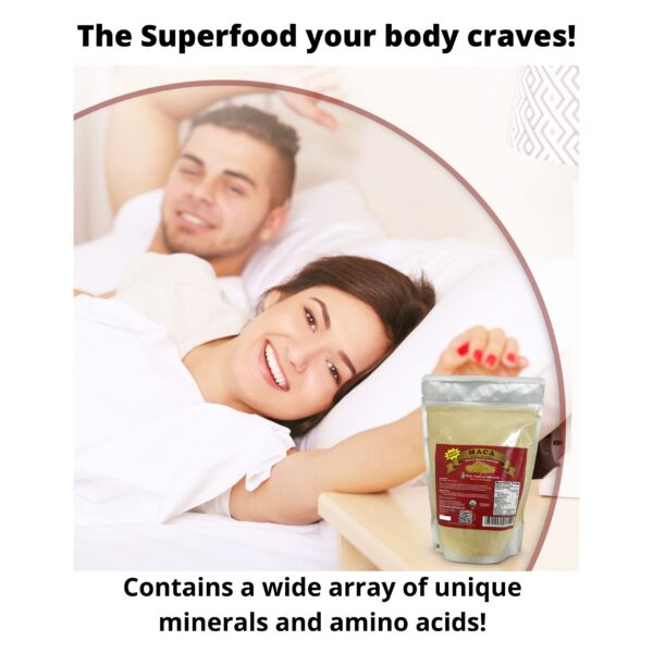 Version 1.0.0 Detalle de envase polvo maca adaptógeno natural