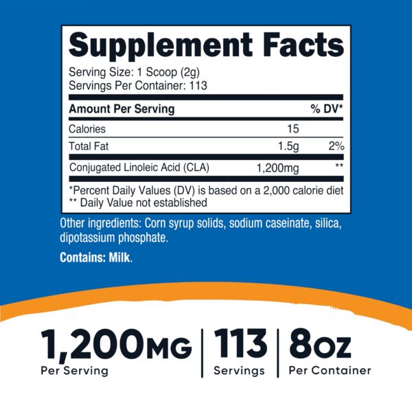 Envase polvo nutricost cla 227 gramos