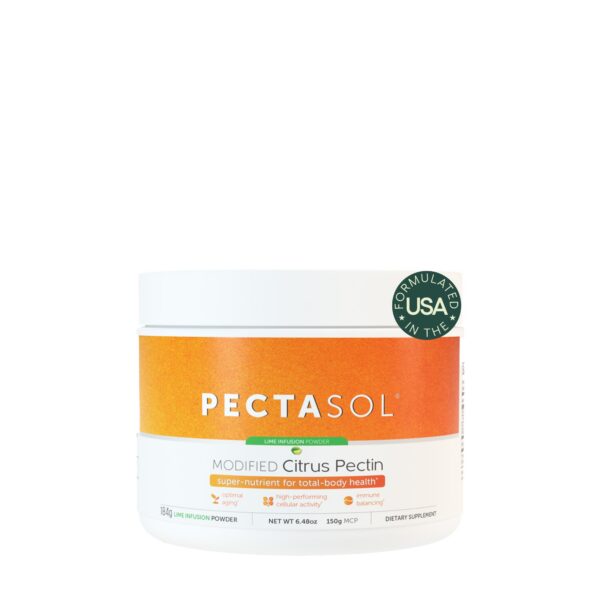 Envase de polvo PectaSol de pectina cítrica modificada sabor lima