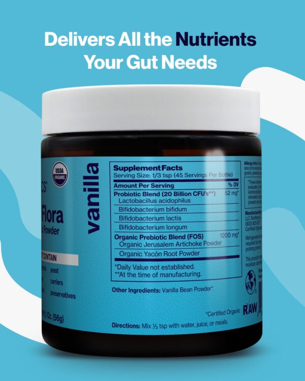 Version 1.0.0 Envase polvo probiótico SUNBIOTICS para salud intestinal