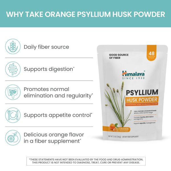 Version 1.0.0 Envase de polvo de psyllium Himalaya para regularidad