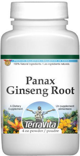 Version 1.0.0 Envase polvo raíz ginseng Panax TerraVita 4 oz