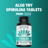 Envase de polvo de spirulina Zhou superalimento verde