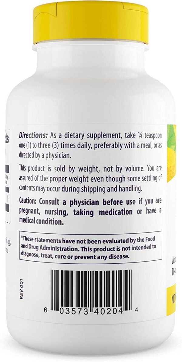 Envase de polvo vitaminico inositol Healthy Origins