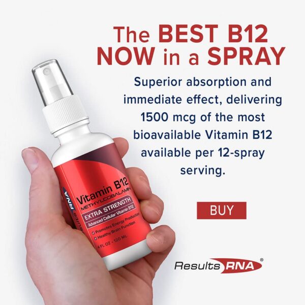 Envase posterior Vitamina B12 Results RNA para apoyo energético