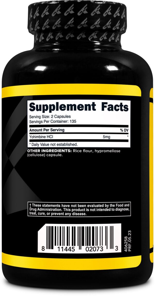 Envase de PrimaForce Yohimbina HCl para mejora de rendimiento