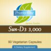 Envase Priority One vitaminas sun d3 3,000 ui