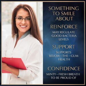 Version 1.0.0 Envase de probióticos orales Lactobacillus Salivarius para salud bucal