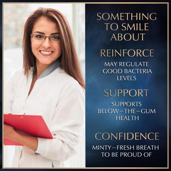 Envase de probióticos orales Lactobacillus Salivarius para salud bucal