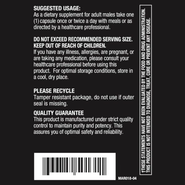 Envase Prostate Hx soporte próstata salud hombres 120 cápsulas